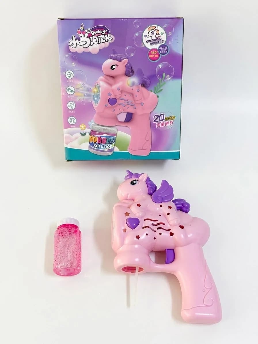 BUBBLE GUN UNICORN SHAPE