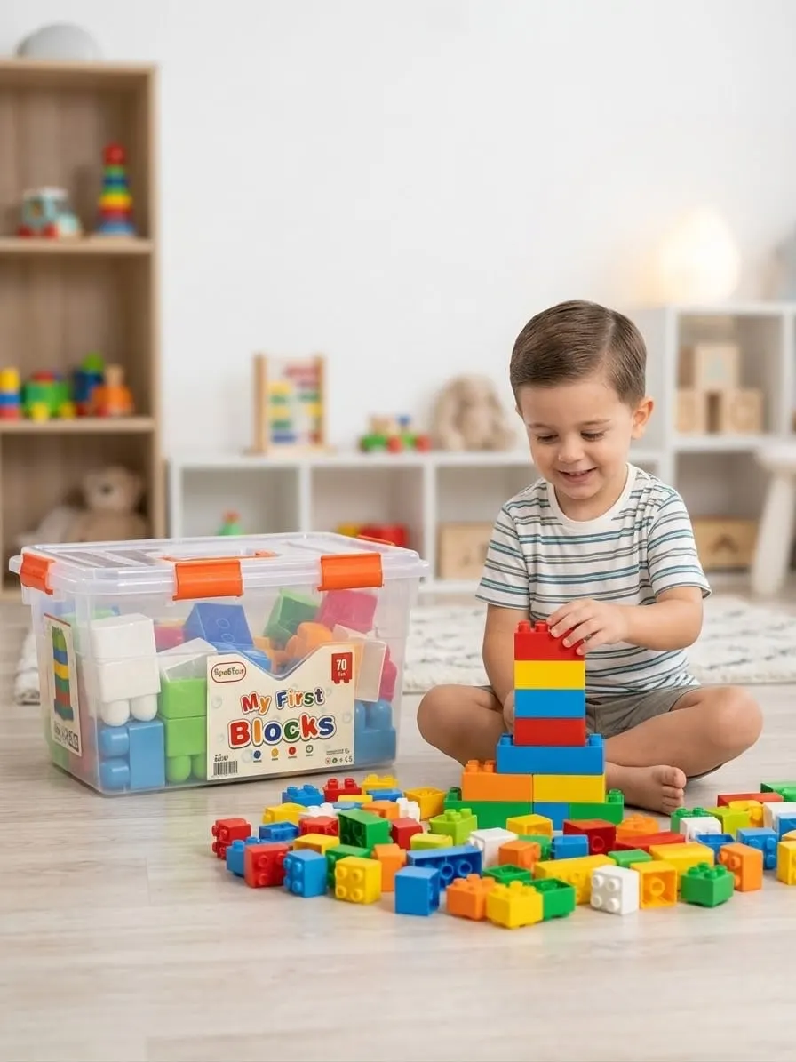 BLOCKS BUCKET 70PCS